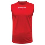 Sconto 31% Givova Sleeveless T-shirt Rosso 2XL Uomo Goal Inn